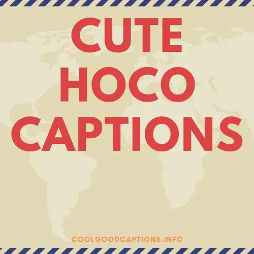 Cute Hoco Captions