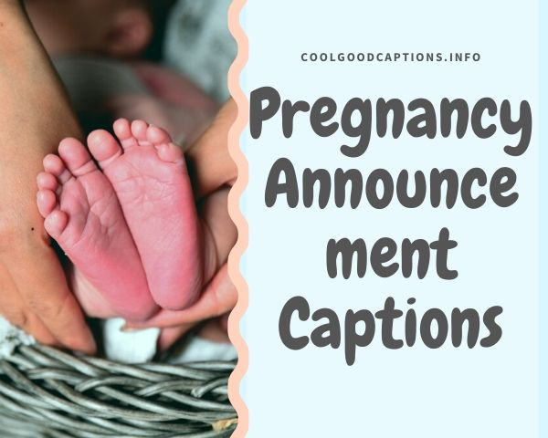 Pregnancy Announcement Captions