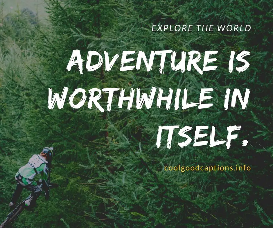 Caption About Adventure