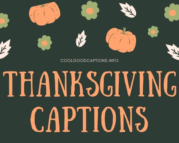 Thanksgiving Captions