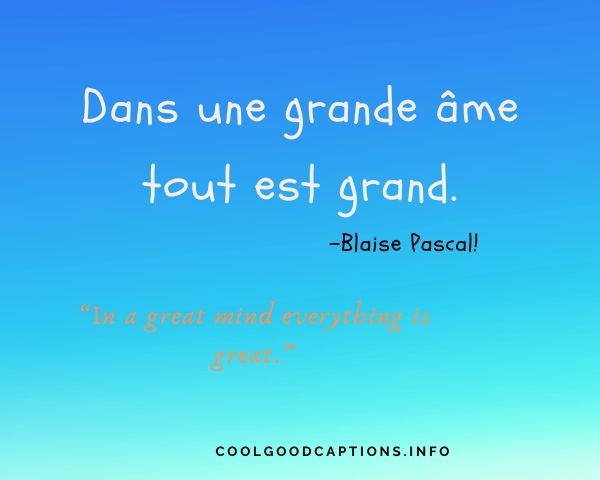 French Captions With Meaning