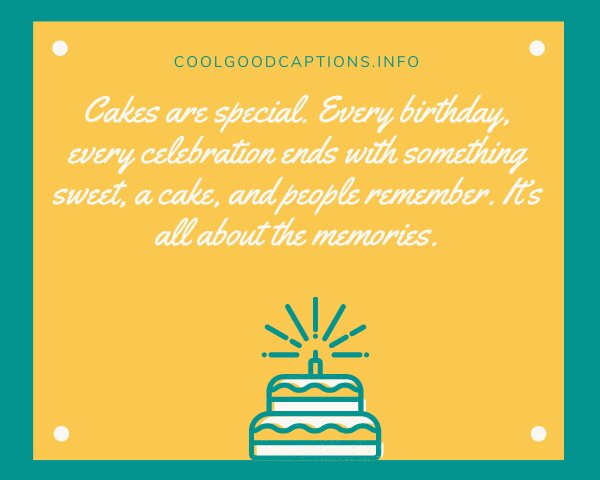 Birthday Cake Quotes