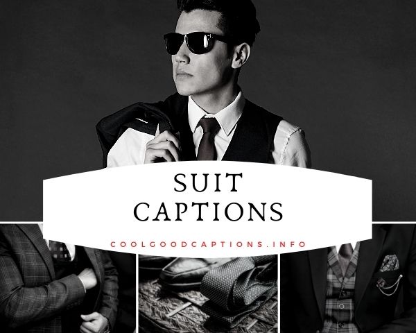 Suit Captions for Men