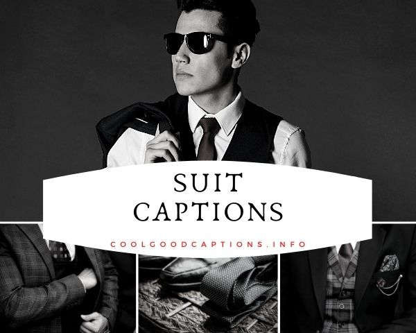 41 Best Suit Captions For Mens Fashion Style