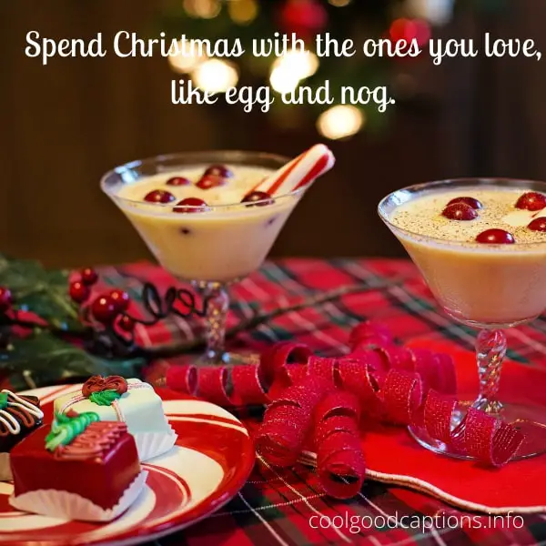 Best Eggnog Instagram Captions