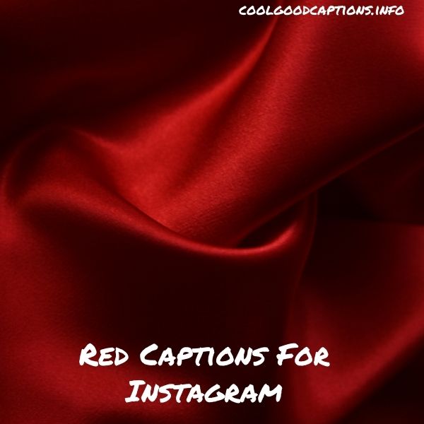 Red Captions for Instagram