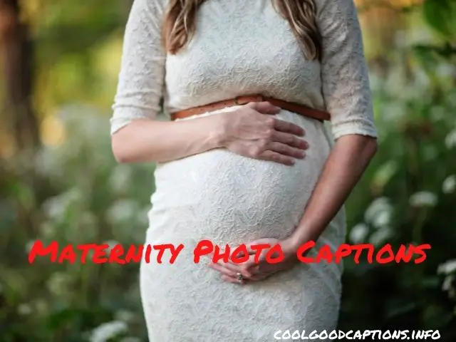 Maternity Photo Captions