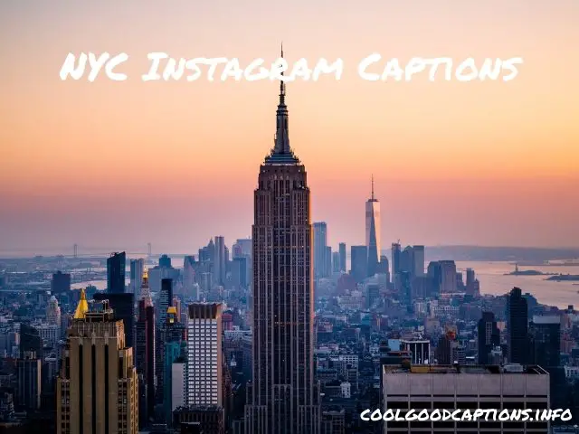 NYC Instagram Captions