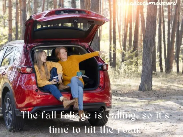 Fall Road Trip Instagram Captions