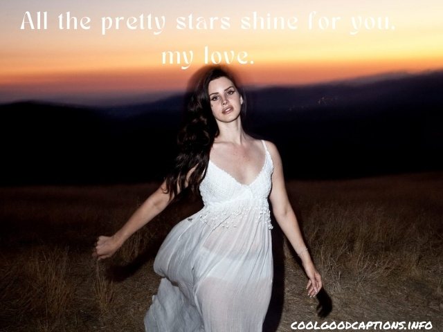 Lana Del Rey Love Captions