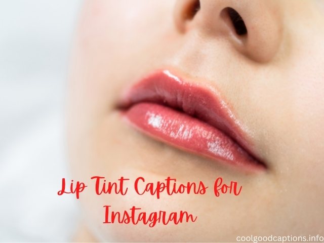 Lip Tint Captions for Instagram