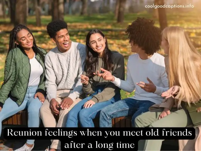 Caption For Meeting Friends After Lockdown