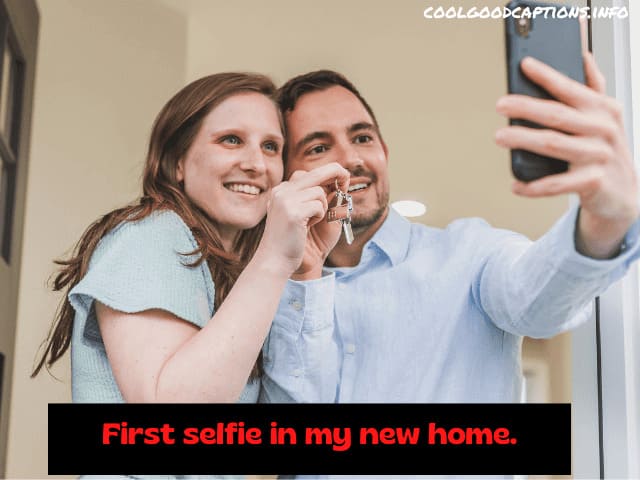 Captions for Home Selfie