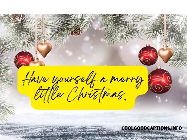 Christmas Captions Inspired by Lyrics