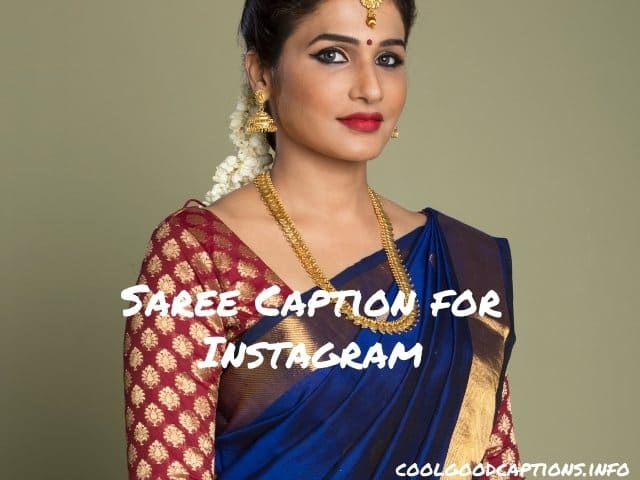 Saree Captions for Instagram