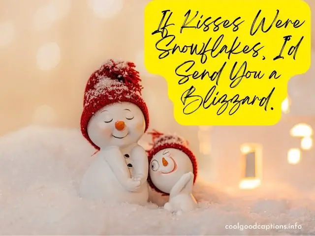 Snow Christmas Instagram Captions