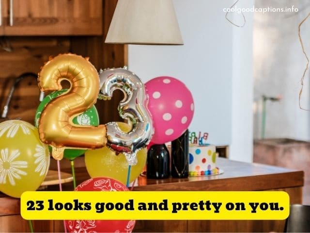 23rd Birthday Captions to Celebrate Your Milestone b'day