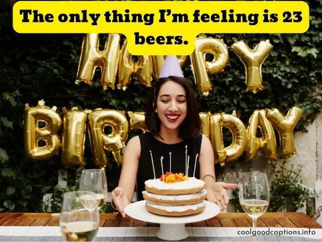 Best Captions For 23rd Birthday