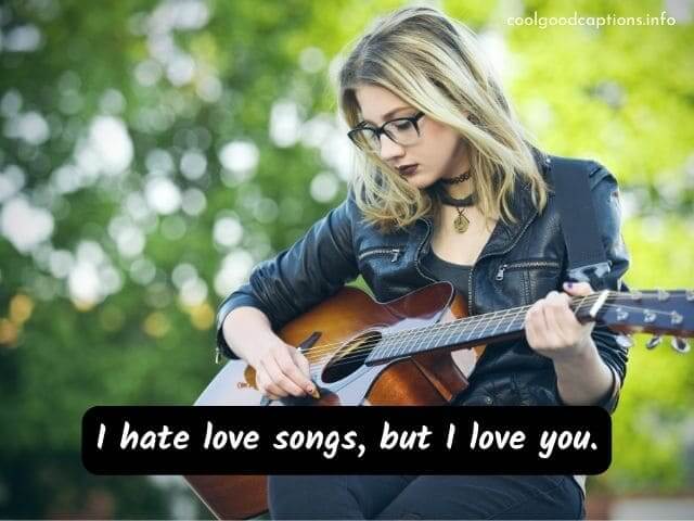 Country Love Song Captions