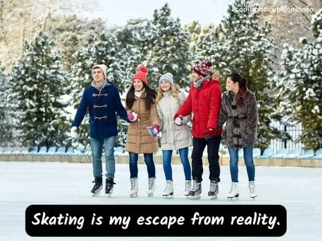 Cute Ice Skating Captions