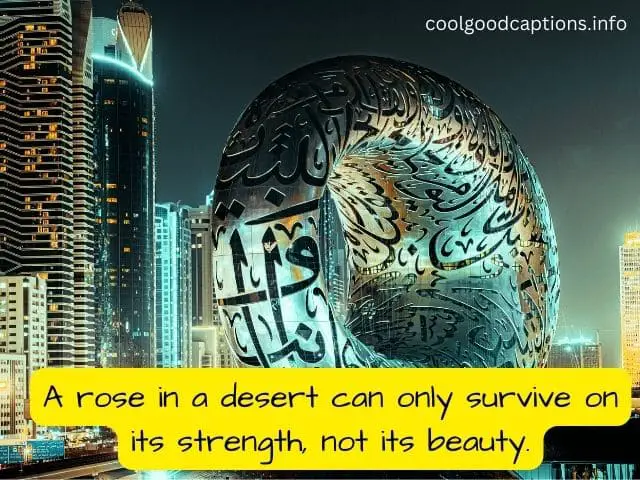 Dubai Quotes for Desert