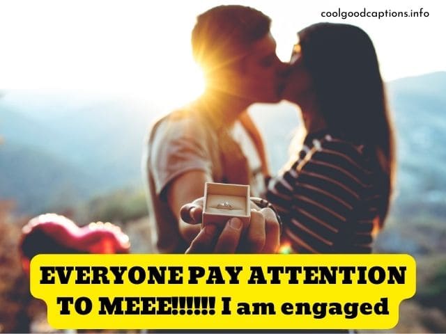Funny Engagement Captions for Guys