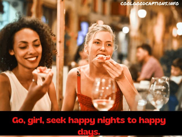 Girls Night Out Captions