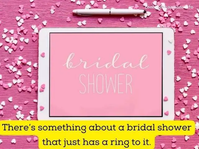 Bridal Shower Instagram Captions